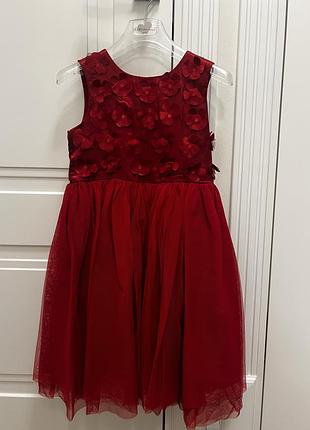 Яскрава червона сукня для дівчаток mothercare