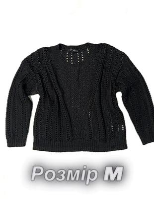 Светр чорний, розмір m