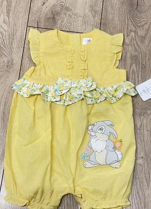 Ромпер, пісочний для дівчинки 12-18 місяців disney, оригінал