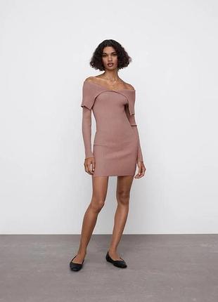 Сукня в рубчик zara m