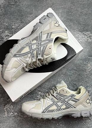 Asics gel kahana 8 beige/white термо флис