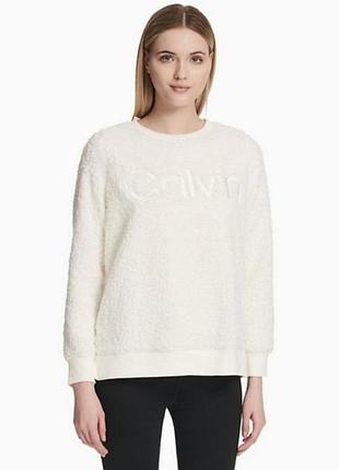 Calvin klein sherpa teddy тепла кофта