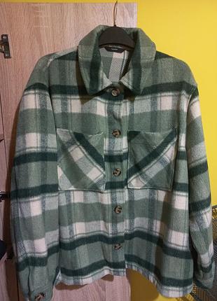 Женская теплая рубашка xl