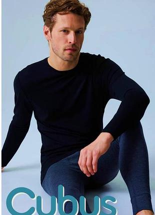 Cubus (170) мужской лонгслив из шерсти мериносов