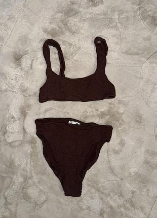 Купальник | топ | шоколадний