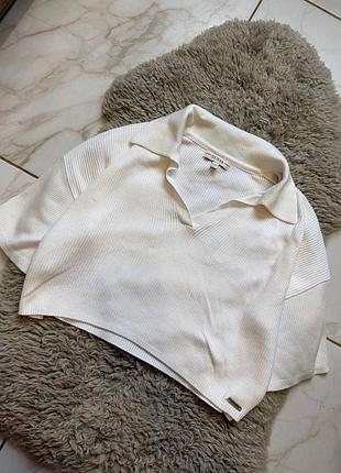 Футболка поло укорочена guess жіноча