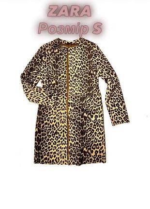 Кардиган леопардовий, zara , розмір s