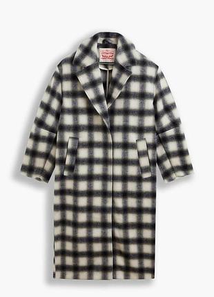Пальто женское шерстяное оверсайз levis cos arket wool agnes coat