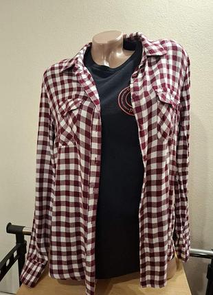 Женская рубашка в клетку. одежда из сша и канады!