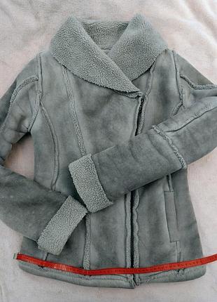 Куртка экозамша экомех внутри
