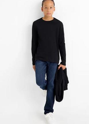 C&amp;a узкие джинсы - термоджинсы для мальчика синие 146см(11р)