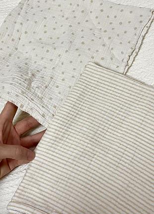 Муслінові пеленки 2 шт