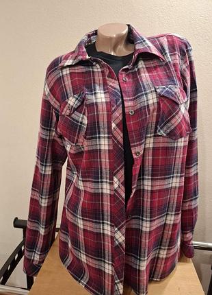 Теплая женская рубашка в клетку. одежда из сша и канады!
