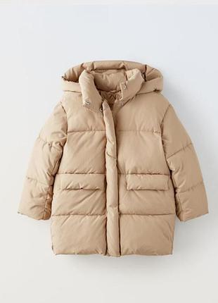 Пуховик, пальто, зимова куртка zara