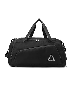 Сумка-рюкзак спортивная черная 35 л с отделением для обуви