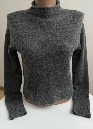 Вовняний ангоровий светр zara xs-s