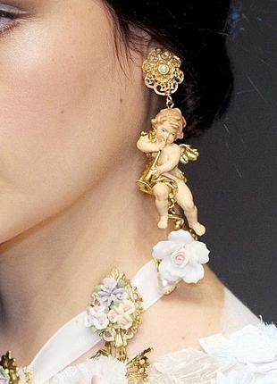 Сережки з янголятами