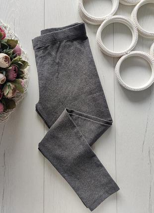 9 років, зріст 134 темно сірі дитячі лосини  артикул: 25412  бренд: next (некст)