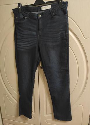 Женские джинсы скинни синего цвета р.54/eur46