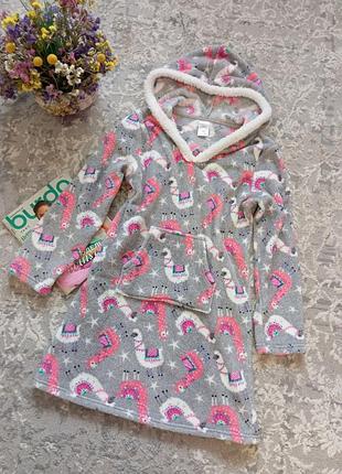 Теплая туника, домашняя одежда peacocks в принт m-l серый