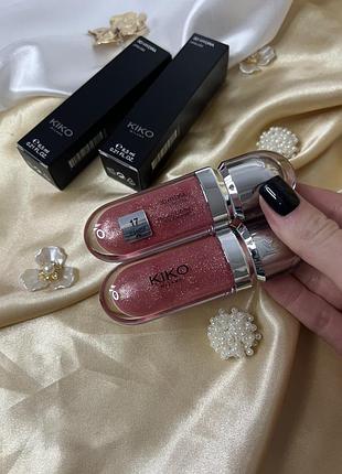 Блиск для губ kiko milano 3d hydra lipgloss 17 блиск кіко мілано