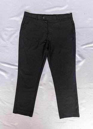 Черные костюмные брюки regular fit ✂️next tailoring, made in bangladesh 📍размер 37r (waist 37 in, 94cm, to fit regukar inside leg 31 in, 79 cm)