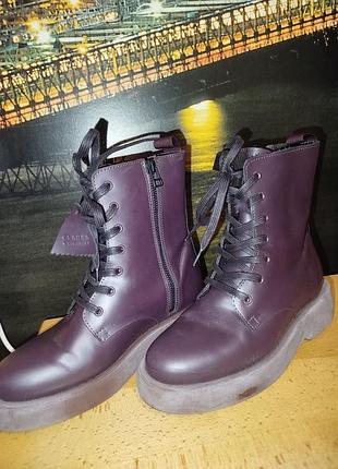 Ботинки,,кlarks,цвета,баклажан, девчачьи.38р