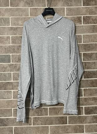 Лонгслив фирменный, оверсайз