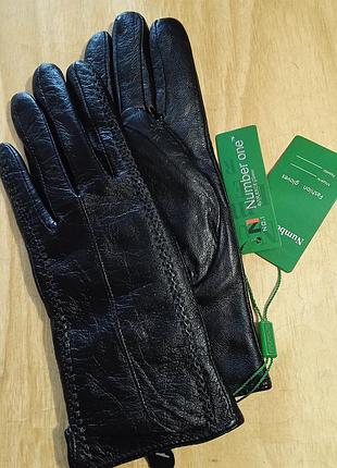 Перчатки, варежки кожаные на утеплении