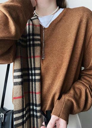 Вільний джемпер від якісного дорогого бренду a. w. dun more 65 % silk 35 % cashmere (шовк, кашемір)