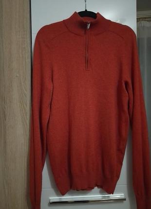Кофта шерсть+кашемир,кофта под шею, унисекс,гольф, кофта базовая