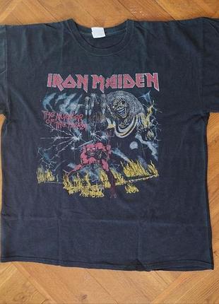 Футболка меря iron maiden 1982