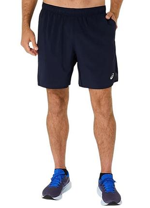 Шорты мужские asics asics core 7in short синие 2011d213-400