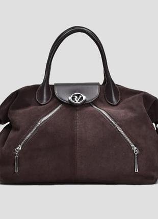 Сумка з натуральної замші