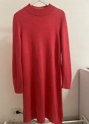 Плаття рожеве вʼязане