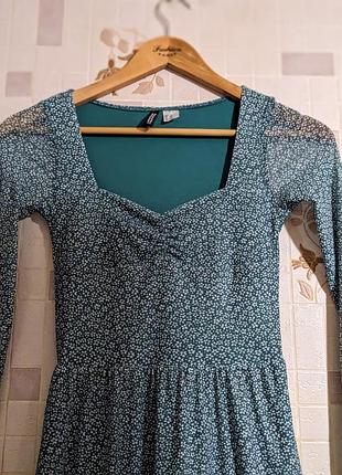 Платье h&m, цветочный принт
