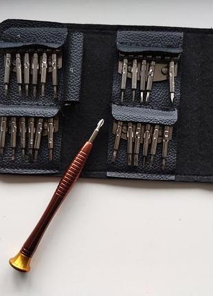 Отвёртки набор. прицезионных отвёртки набор 24 насадки. набор отвёрток для ремонта мобильных телефонов, часов.