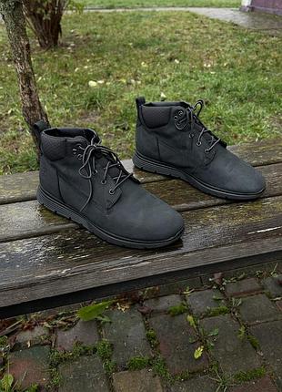 Timberland черевики шкіра чорні підліткові шкіряні