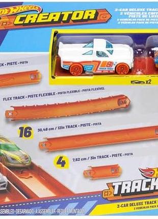 Трек хот вилс - hot wheels toy car track set, track creator deluxe pack, оригинал