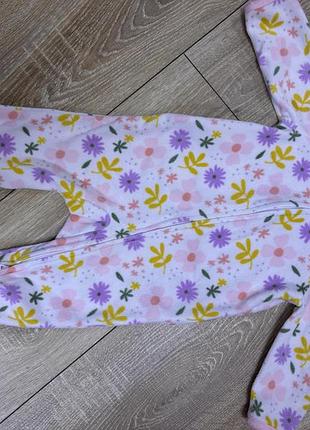 Флісовий чоловічок 0-3 піжамка піжама