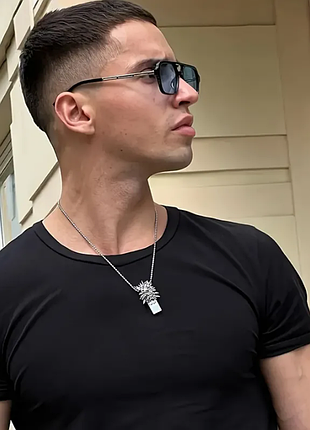 Сонцезахисні окуляри унісекс з металевими дужками
