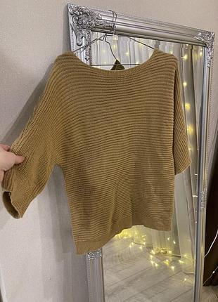 Вʼязана кофтинка американка кольору кемел