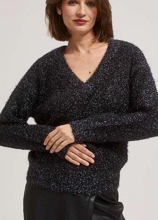 Светр жіночий блискучий травка