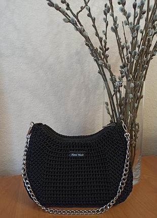 Вязаная сумка ручная работа