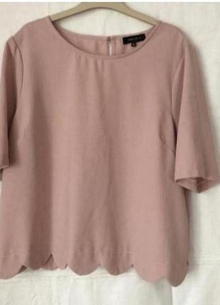 Блуза шелковая new look роз. 50