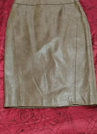Кожаная юбка