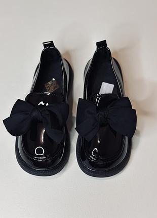 Новые стильные с объемным бантом шикарные красивые туфельки