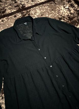 Платье на пуговицах большого размера от boohoo