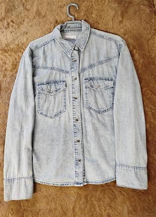 Джинсовая женская рубашка