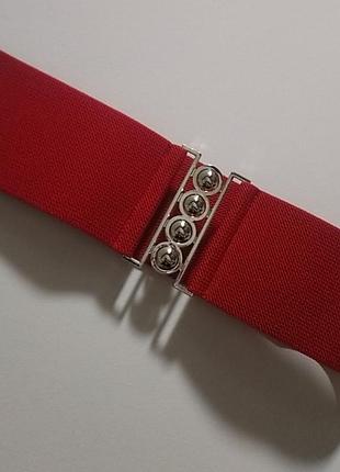 Пояс корсетний червоний
